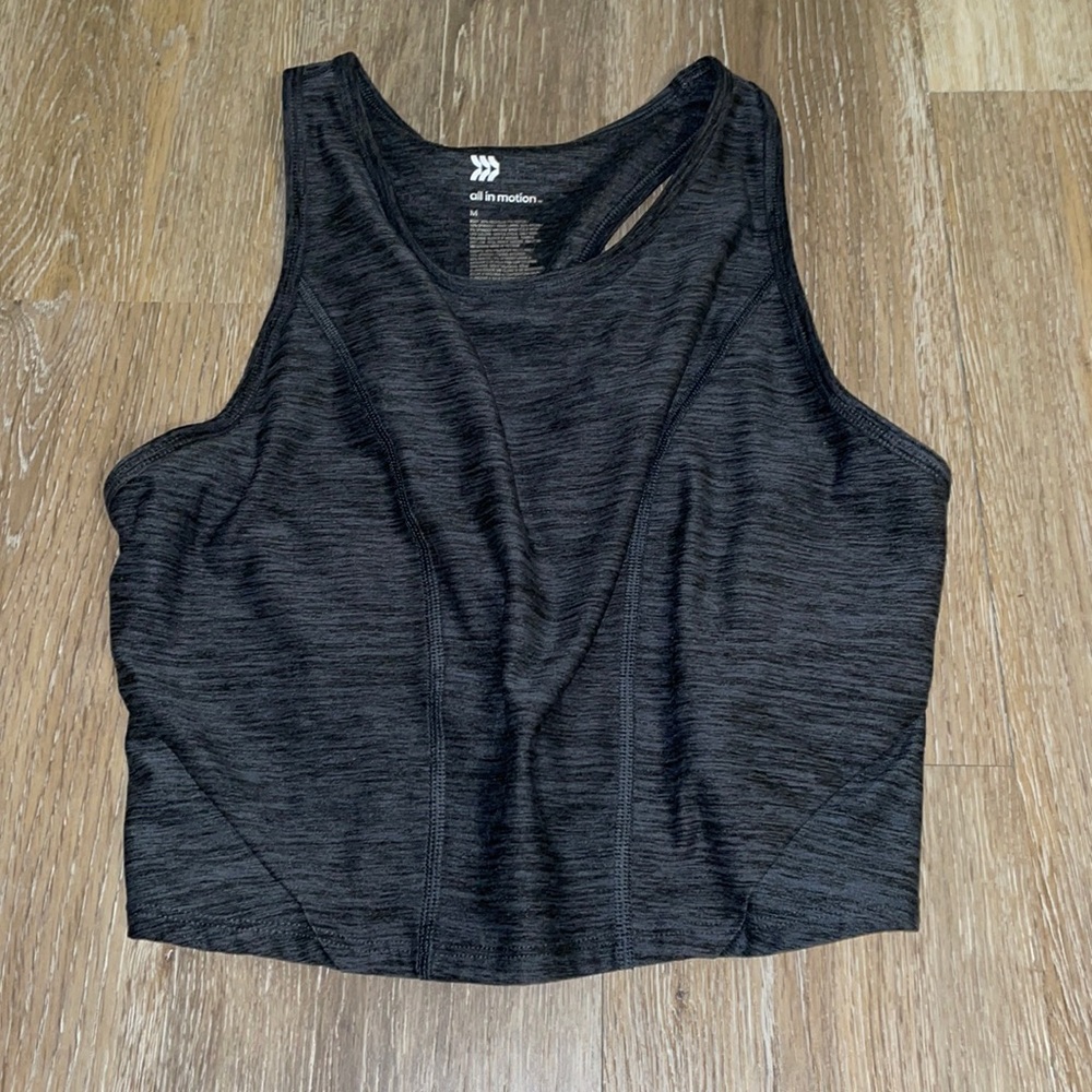 high neck tank top